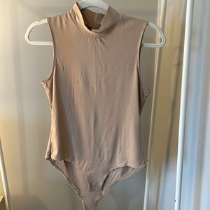 Mock neck bodysuit